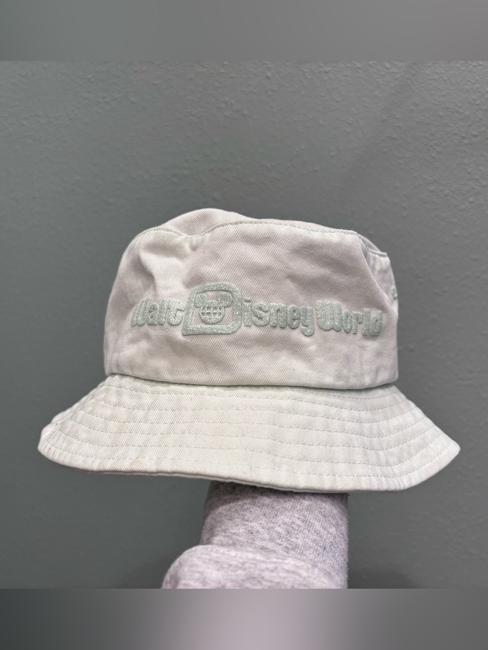 Disney World Mint Embroidered Bucket Hat